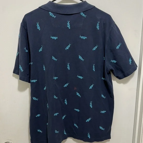 L.L. Bean Whale Polo size L - Picture 4 of 5